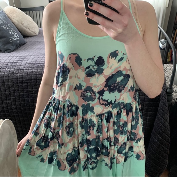 Intimately Free People Floral Strappy Back Summer Dress - Picture 2 of 9